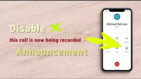 How to Disable Call recording Announcement in Google Dialer