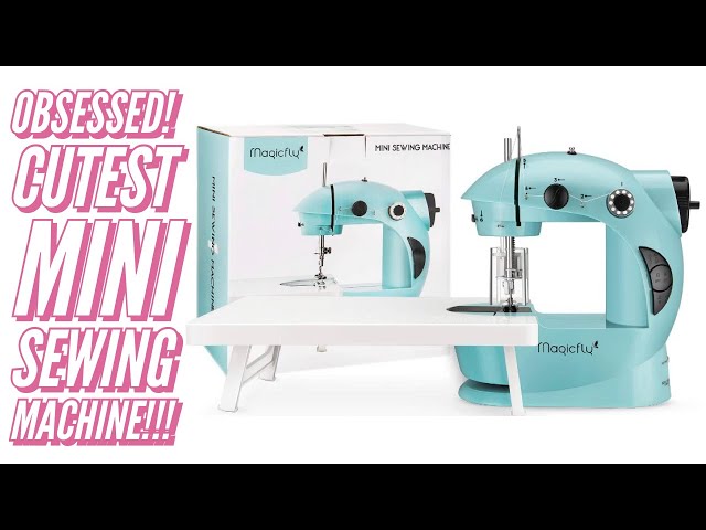 Magicfly Mini Sewing Machine With Extension Table Tread Kit Pedal Works  Tested 