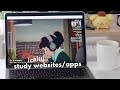 6 chill study websites/apps for students ✨