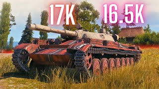World of Tanks T-100 LT  17K Assist Damage & Manticore 16.5K