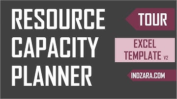Resource Capacity Planner - Excel Template for capacity planning