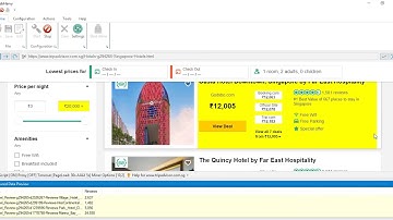 How to capture hotel details from Tripadvisor.sg using Webharvy