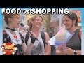 JAPAN FOOD vs SHOPPING! What do foreigners in Japan prefer?