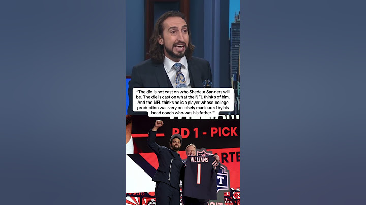 Nick reacts to Shedeur Sanders going undrafted in the 1st Round 👀 #nfl #shedeursanders #nfldraft