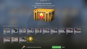 Open 20X Operation Phoenix Weapon Case