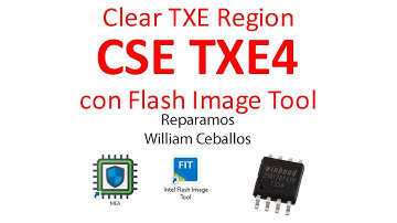 Clear TXE Region CSE TXE4 Con Flash Image Tool