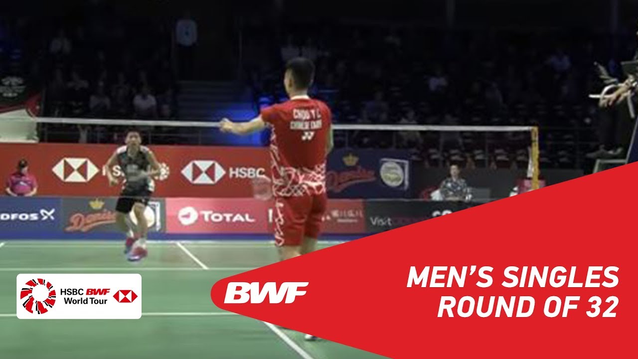 denmark open container law R32 | MS | CHOU Tien Chen (TPE) [4] vs LEE Dong Keun (KOR) | BWF 2018