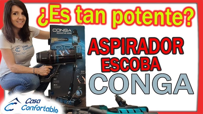 Aspirador vertical Cecotec Conga Rockstar 9500 Connected Ergowet 3000 IA -  La Casa del Outlet