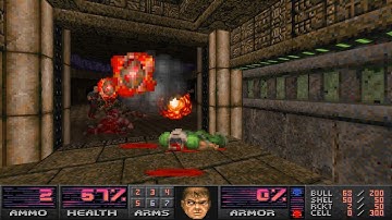 Doom Ancient Aliens (2016) MAP02: Sanctum of the Wastes UV Max Speedrun 2:22 100% Kills 100% Secrets