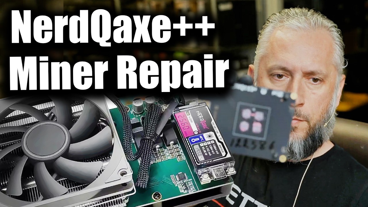NerdQaxe++ Bitcoin Miner Dead. No Power Repair - Customer gave up.