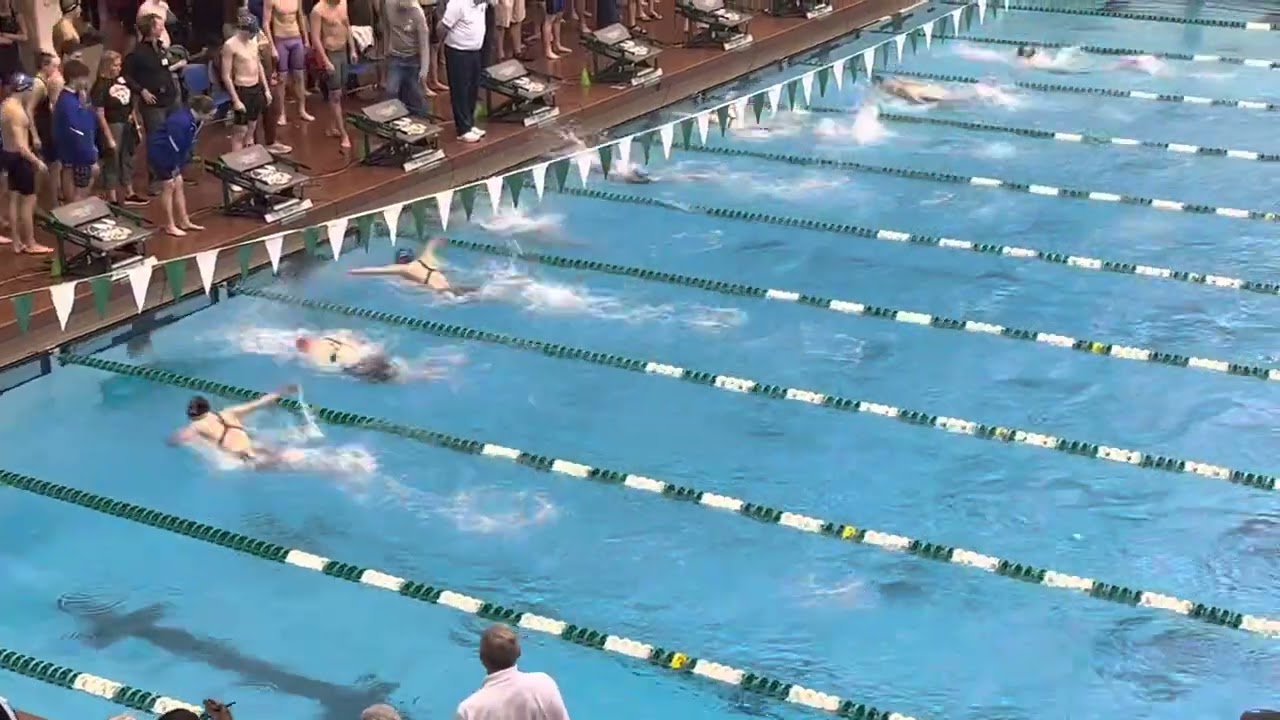 2023 Ohio HS NEO Districts - 100 Fly Final - Lilly Mehok District Champion-NEW DISTRICT RECORD!!!
