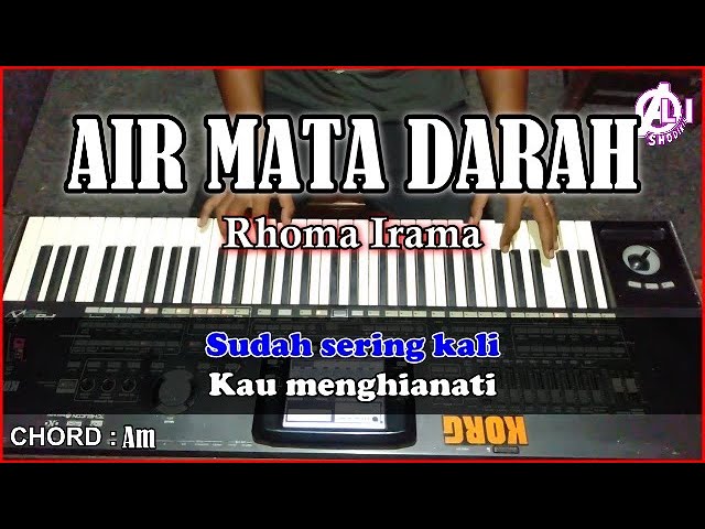 AIR MATA DARAH - Rhoma Irama - Karaoke Dangdut Korg pa3X (Chord&Lirik) class=