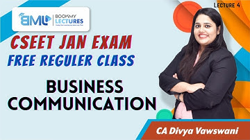 CSEET | Business Communication | Listening Skill | Lecture 4