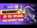 How to upload zip file in dreamhost  cpanel | Bangla tutorial 2024 | Devamir Tech