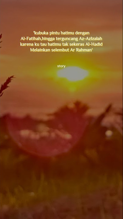 kubuka hatimu dengan Al-fatihah