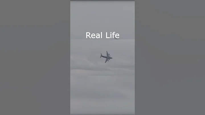 Animation vs Real Life - C-17 Air Force Base Crash #planecrash