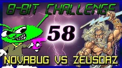 8-Bit Challenge #58: Video Pool & ? (Novabug Vs Zeusdaz)