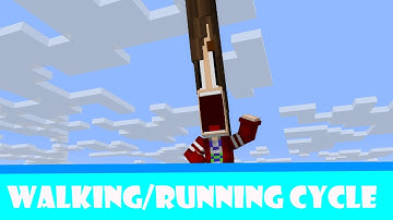 Mine-imator | Walking/Running Cycle | Test Animation