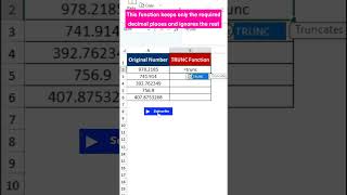 Excel TRUNC Trick ✂️ Clean Decimals Fast!