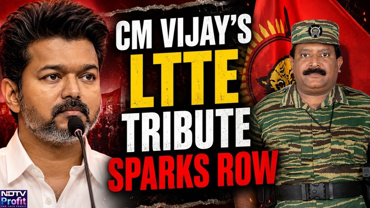 Tamil Nadu CM Vijay Pays Tribute To LTTE Chief Prabhakaran, Sparks ...