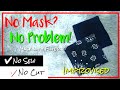 NO SEW FACE MASK | Emergency Face Mask | Mask with Filter | DIY face mask