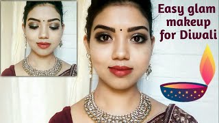 Diwali makeup tutorial | इस दिवाली घर पर करें पार्लर वाला मेकअप | Step by step makeup tutorial