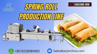 Spring Roll Production Line Spring Roll Making Machine 3000pcs-9000pcs/h