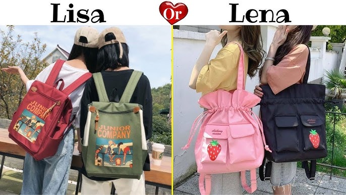 Lisa Or Lena#6💖 School Bags - YouTube