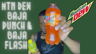 Mountain Dew Baja Punch & Baja Flash review 2021 #DaezjonDiscovers