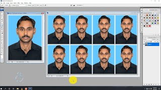 How To Change Background of Passport Size Photo In Adobe Photoshop Hindi /Urdu /[ Eng sub ]