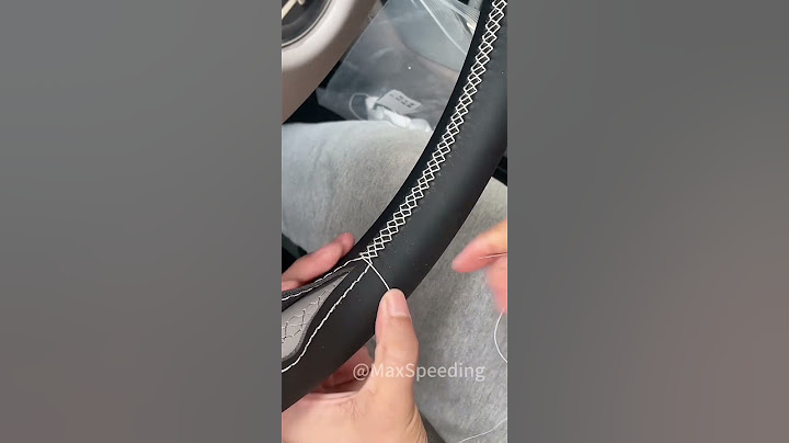 DIY steering wheel cover! 100% worth it💯#car #automobile #interiordesign #modified #upgrade #tips