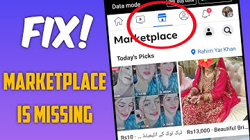 Fix! Facebook Marketplace icon is Not Showing (2023)