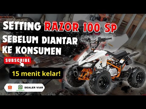 SETTING ATV RAZOR 100SP, GAMPANG BANGET! | Dealer Viar - YouTube