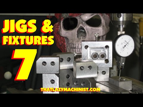 HOME SHOP JIGS & FIXTURES PART 7, MACHINING A PLATE FIXTURE, SHAPER, DRILL PRESS & ROUND COLUMN MILL