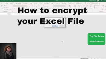 How to encrypt your Excel File