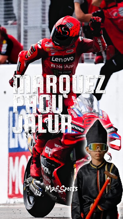 Marc Marquez, selebrasi pacu jalur  ketika juara moto GP Jerman.  #marquez #motogp #pacujalur #viral