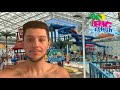 We went to a giant indoor water park big splash adventure