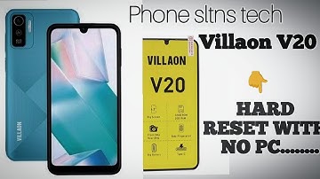 How to HARD RESET VILLAON V20,V30,V40 all android forgotten password.