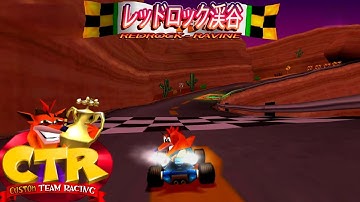 CTR Crash Team Racing: Redrock Ravine Custom Track By Mimi-KunVT
