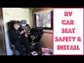 MotorHome / RV Car Seat Safety - How We modified our RV for our Kid's Car Seat and Booster Seat!