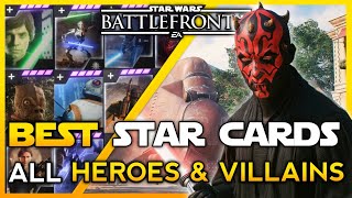 BEST STAR CARDS for EVERY HERO & VILLAIN 2023 | Battlefront 2