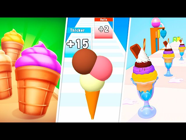 Ice Cream Cone Race to the Top Game