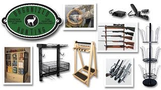 Organized Hunting introduces the new Five Gun Wooden Rack.