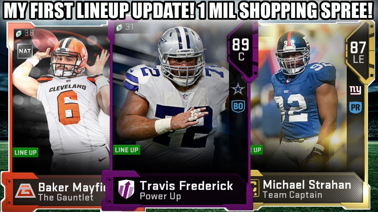 MY FIRST MADDEN 19 LINEUP UPDATE! 83 OVERALL! SHOPPING SPREE? | MADDEN 19 ULTIMATE TEAM