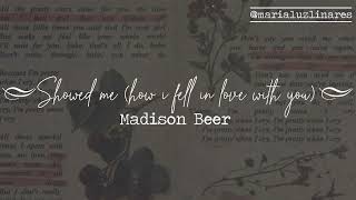 🌈 showed me (how i fell in love with you) - madison beer (lyrics\/español) 🌈