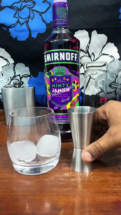 SMIRNOFF MINTY JAMUN ASMR #asmr #subscribe #shortsfeed #vodka #smirnoff #jamun