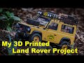 Wow test driving my 3d printed camel trophy land rover by 3dsetscom