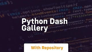 python dash gallery