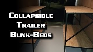Collapsible Trailer Bunk Beds