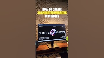 Create a 3D animated site with zero code #productivity #aitools #websitebuilder #webdesign